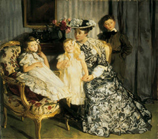 Madame Lucien Simon et ses enfants