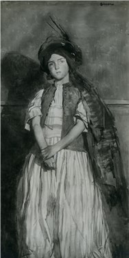 Portrait de Pauline au turban, Lucien Simon, 1916